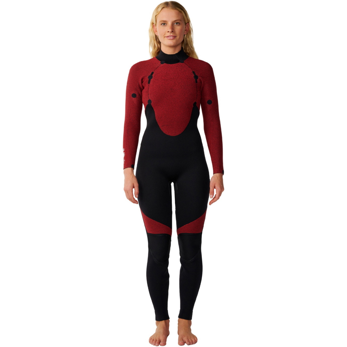 2026 Rip Curl Da Donna Omega 4/3mm Back Zip Muta 17CWFS - Black